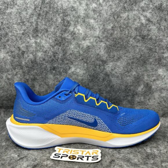 UCLA Bruins Nike Zoom Pegasus 41 Running Shoes Mens Size 12 Blue FZ5148-400 - Picture 4 of 8